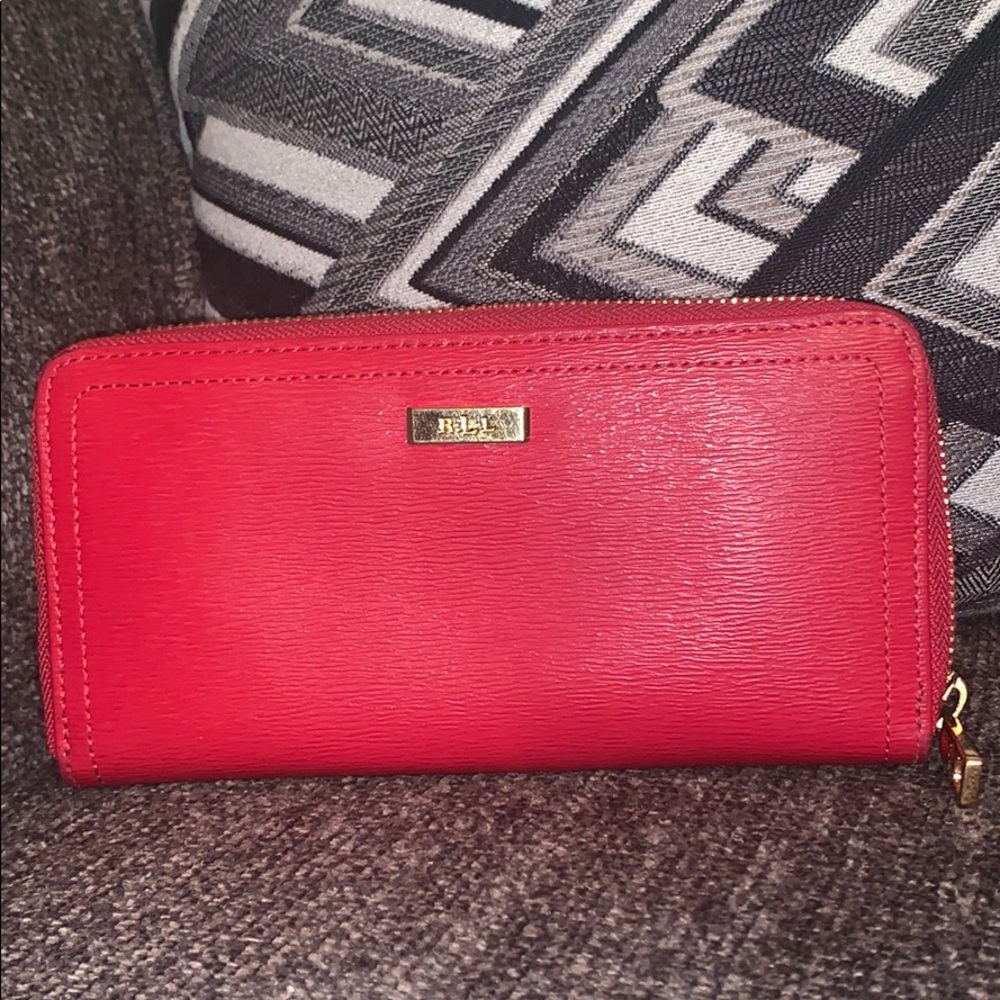 Red Ralph Lauren wallet .